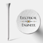 Electrical Engineer Decorative Line Golf Tee 