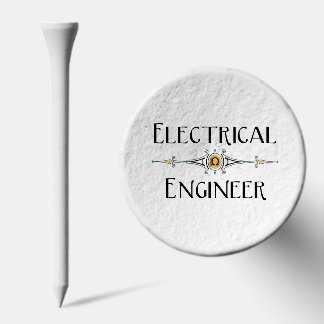 Electrical Engineer Decorative Line Golf Tees