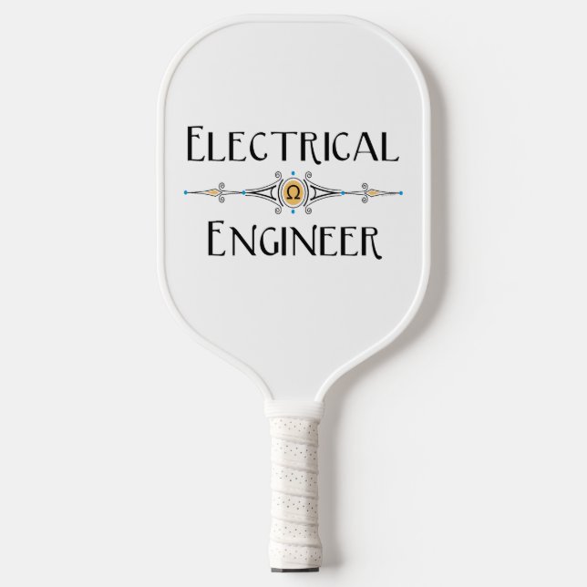 Electrical Engineer Decorative Line  Pickleball Paddle (Front)