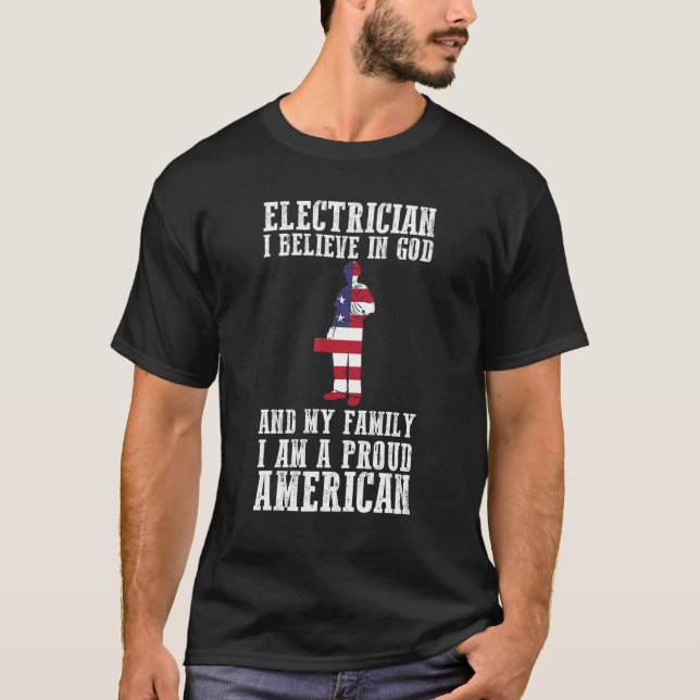 Electrical Engineer Electrician T-Shirt (Front)