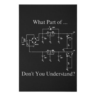 Electrical Engineer Faux Canvas Print