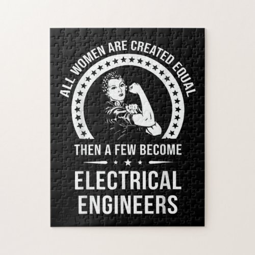 Electrical Engineer For Women Are Created Equal Jigsaw Puzzle