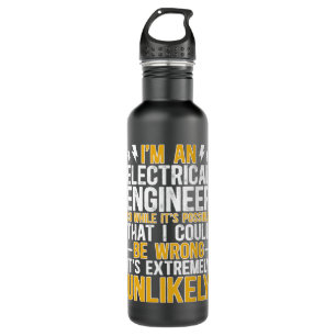 Electrical Engineer Funny Electrical Engineering Stainless Steel Water Bottle
