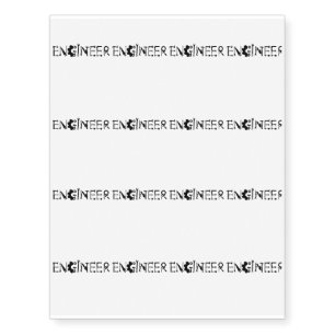 Electrical Engineer Gift for Engineer Temporary Tattoos