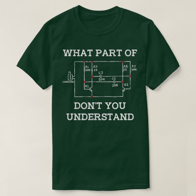 Electrical Engineer Gifts Circuit Board Nerd  - 1 T-Shirt (Design Front)