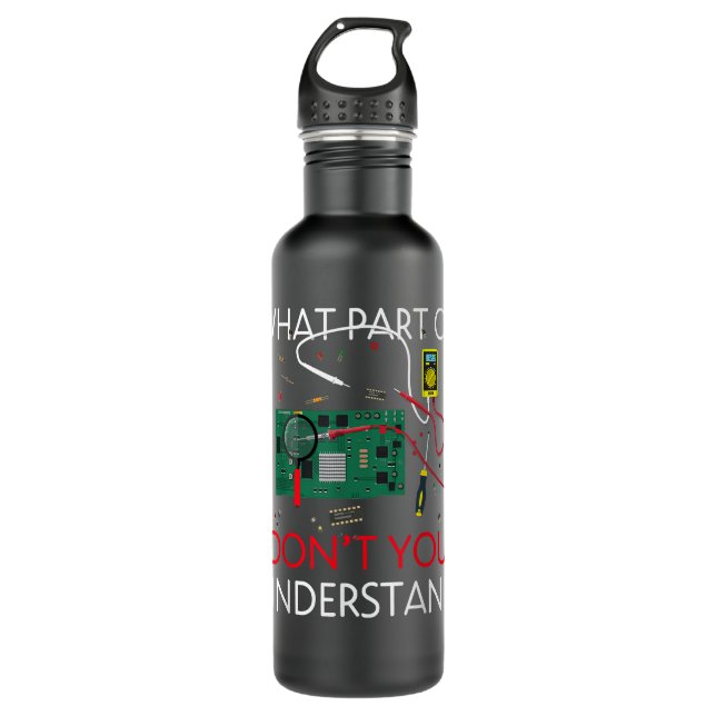 Electrical Engineer Gifts Funny  Electrical Engine Stainless Steel Water Bottle (Front)