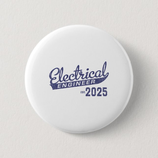 Electrical Engineer Graduation 2025 1  Button (Front)