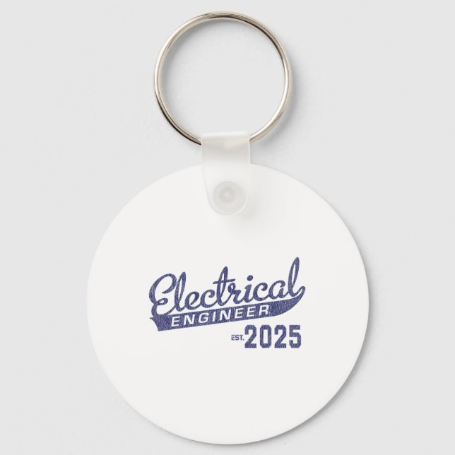 Electrical Engineer Graduation 2025 1  Keychain (Front)