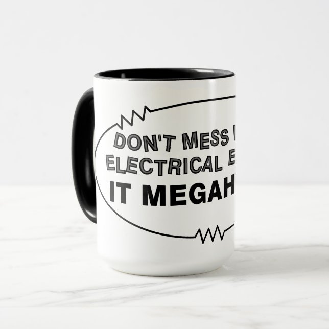 Electrical Engineer Megahertz Mug (Front Left)