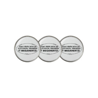 Electrical Engineer Megahertz Oval Golf Ball Marker