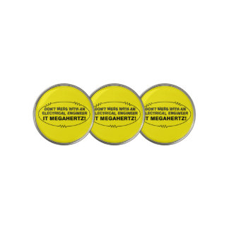 Electrical Engineer Megahertz Oval Golf Ball Marker