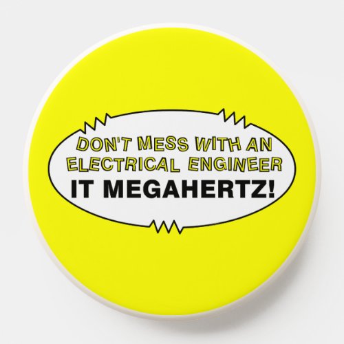 Electrical Engineer Megahertz Oval PopSocket