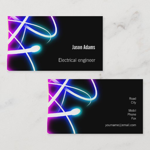 Customizable Electrical engineer - Business Card