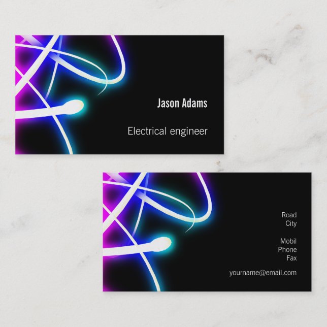 Electrical Engineer | Professional Business Card (Front/Back)