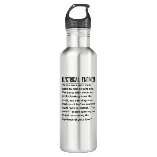 Electrical engineer stainless steel water bottle