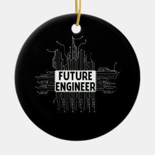 Electrical Engineering Circuit Kids Future Enginee Ceramic Ornament