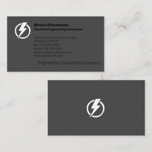 Electrical Engineering Consultant Business Card