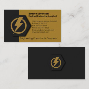 Electrical Engineering Consultant Business Card