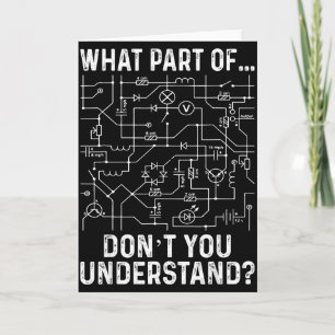 Electrical Engineering Electrical Engineer Men Card