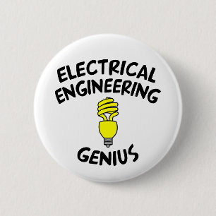 Electrical Engineering Genius Button