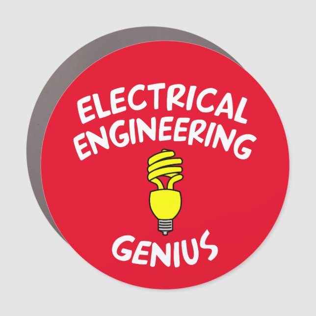 Electrical Engineering Genius Car Magnet (Front)