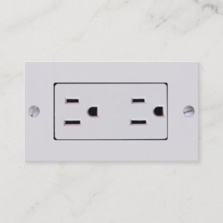 Electrical Outlet #2 Business Card