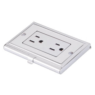 Electrical Outlet #2 Business Card Holder