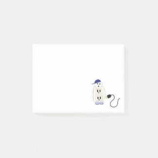 Electrical Outlet and Cord Post-it Notes