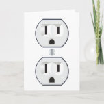 Electrical Outlet Greeting Card at Zazzle