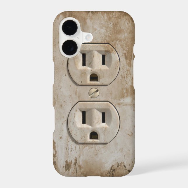 Electrical Outlet Iphone Case (Back)