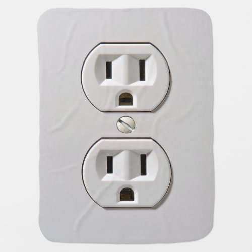 Electrical Outlet Plug_in Baby Blanket