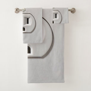 Electrical Outlet Plug-in Bath Towel Set