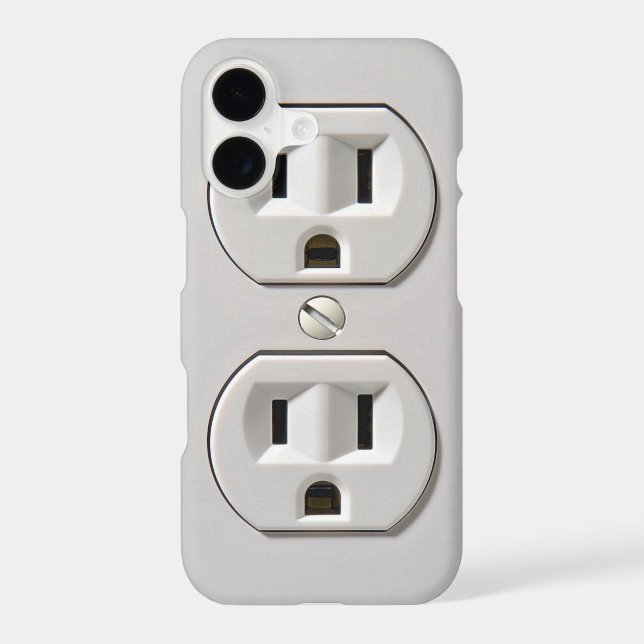 Electrical Outlet Plug-in Case-Mate iPhone Case (Back)