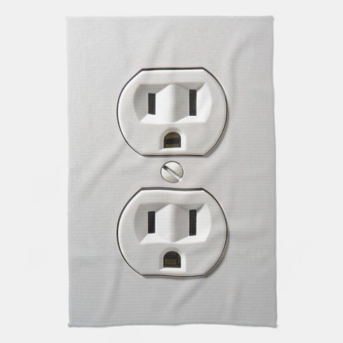 Electrical Outlet Plug_in Kitchen Towel
