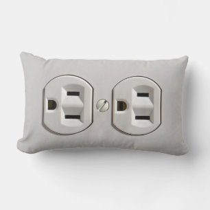 Electrical Outlet Plug-in Lumbar Pillow