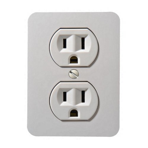 Electrical Outlet Plug_in Magnet