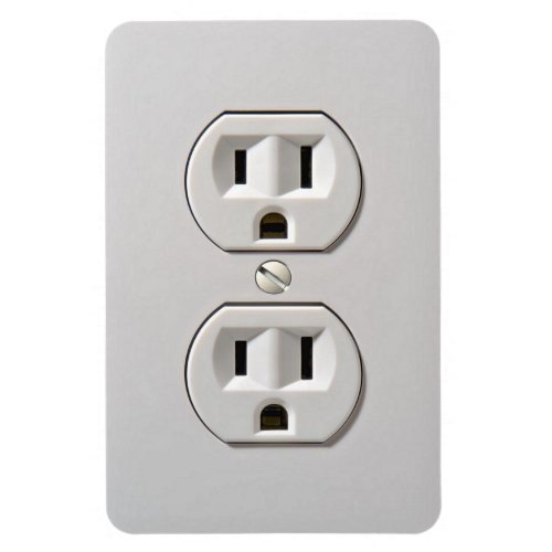 Electrical Outlet Plug_in Magnet