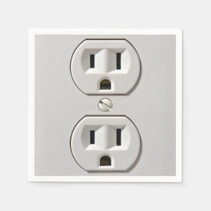 Electrical Outlet Plug-in Napkins