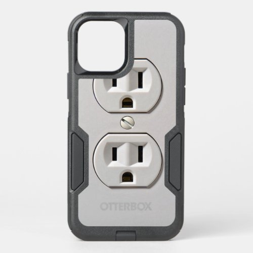 Electrical Outlet Plug_in OtterBox Commuter iPhone 12 Pro Case