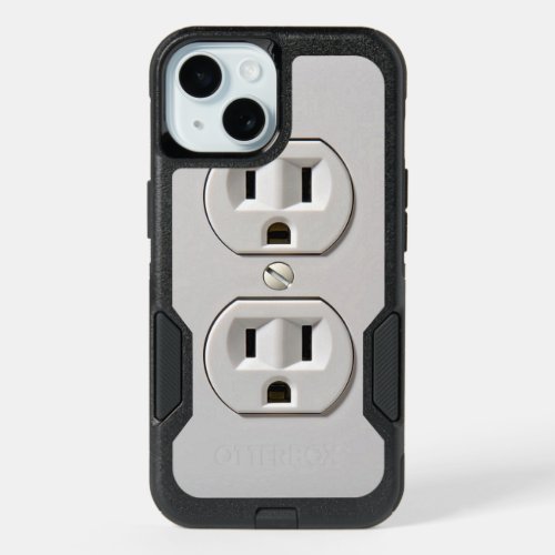 Electrical Outlet Plug_in iPhone 15 Case