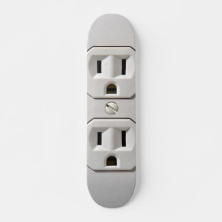 Electrical Outlet Plug in Skateboard