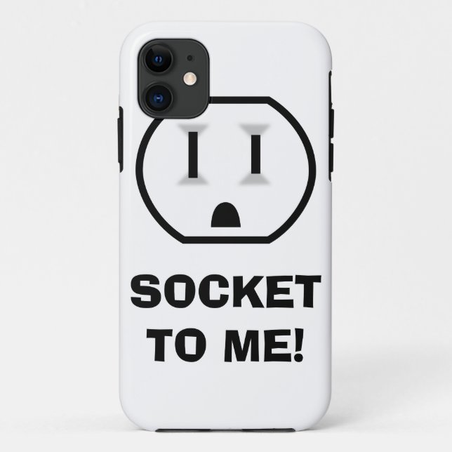 Electrical Outlet (Socket To Me) Case-Mate iPhone Case (Back)