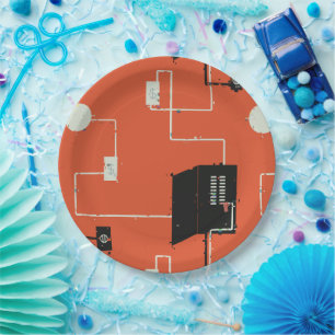 Electrical Party Gift for Electrician Paper Plates