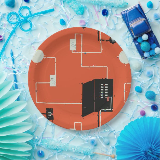 Electrical Party Gift for Electrician Paper Plates (Party)