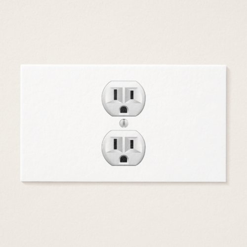 Electrical Plug Click to Customize Color Decor