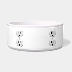 Electrical Plug Click to Customize Color Decor Bowl