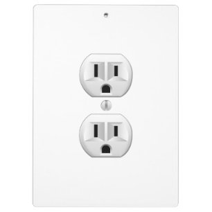 Electrical Plug Click to Customize Color Decor Clipboard