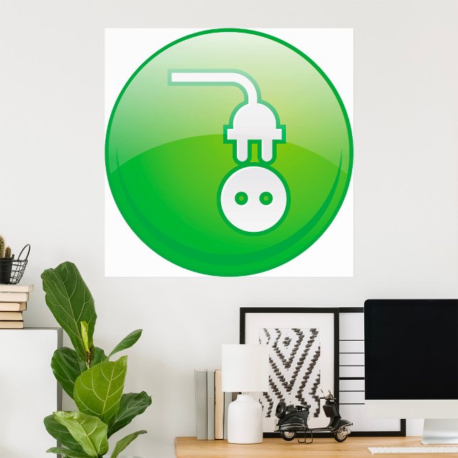 Electrical Plug Symbol Poster (Creator Uploaded)