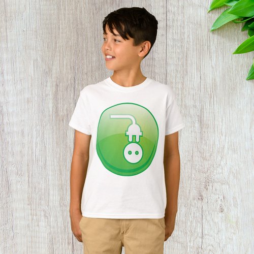 Electrical Plug Symbol T_Shirt