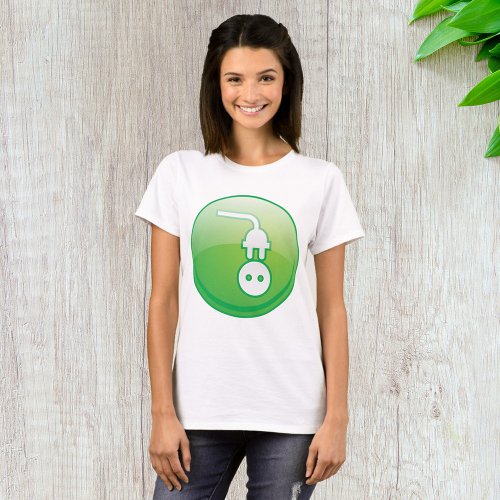 Electrical Plug Symbol T_Shirt